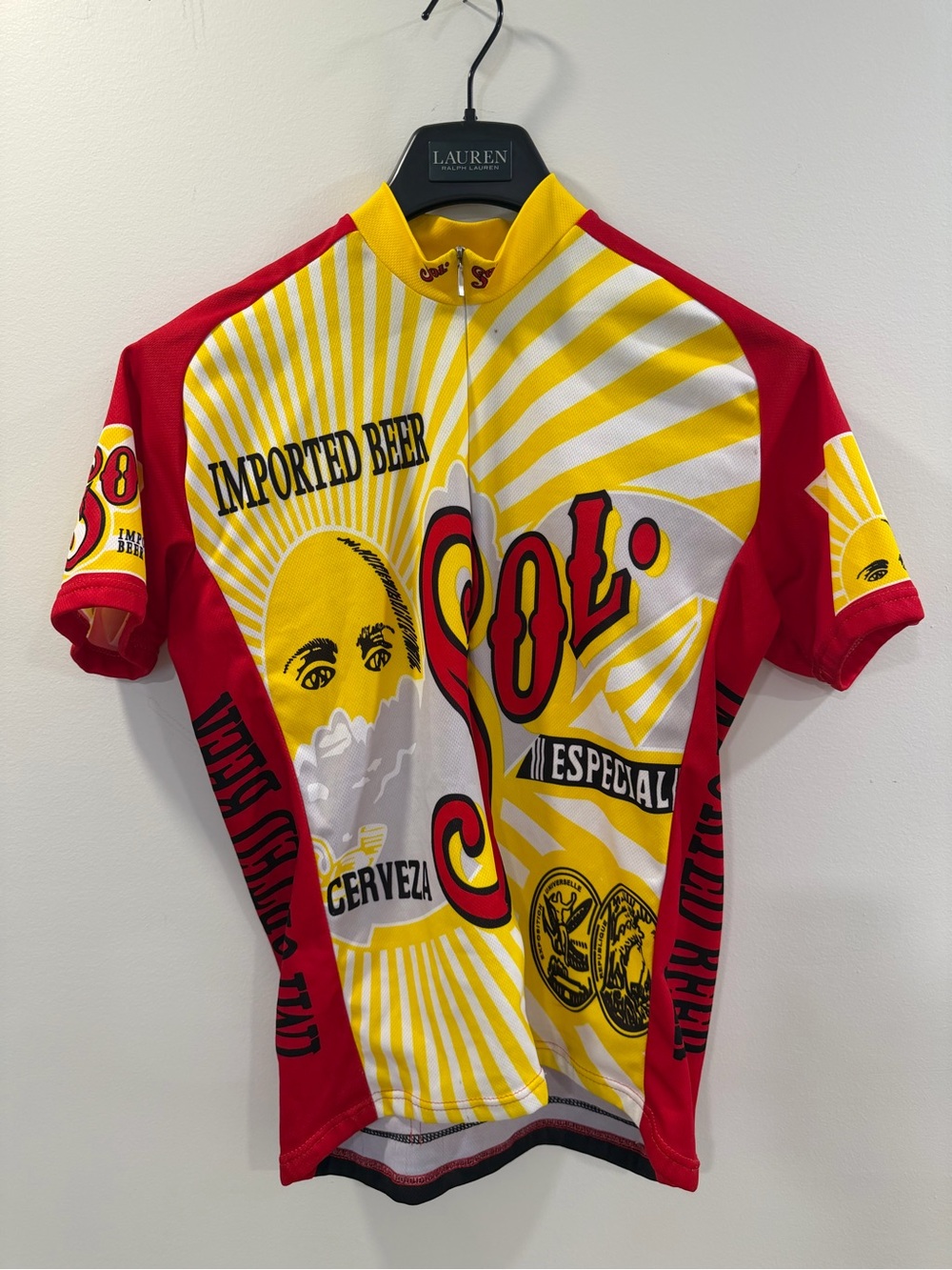 Sol Especial Yellow & Red Cycling Jersey